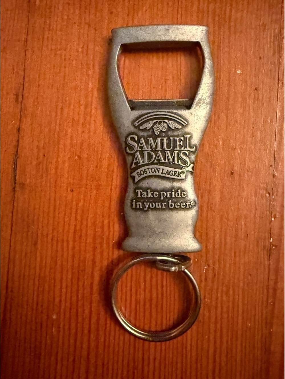 Samuel Adams Boston Lager Metal Bottle Opener Keychain
